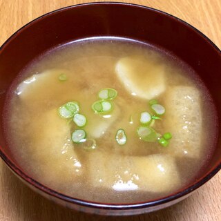 菊芋と油揚げのお味噌汁